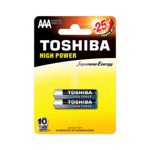 TOSHIBA BATERIA LR03 HIGH POWER B2 